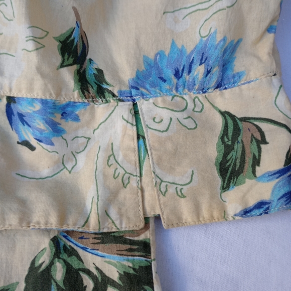 Liz & Me Floral Button Up Shirt Spring Summer Casual Cottagecore 3/4 Sleeve 1X - Picture 7 of 13